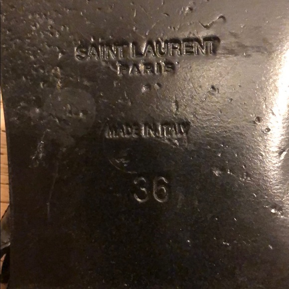 Saint Laurent nu pied  T-strap Sandals - Picture 5 of 5